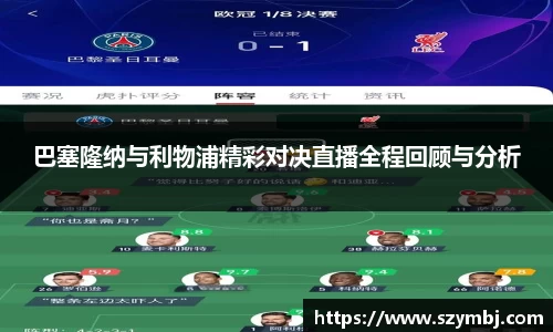 巴塞隆纳与利物浦精彩对决直播全程回顾与分析